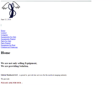 Tablet Screenshot of globalmeditechllc.com